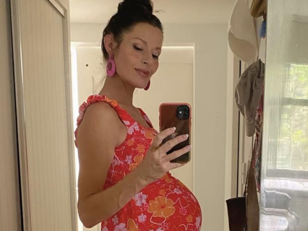 Madeleine West has welcomed her seventh child.