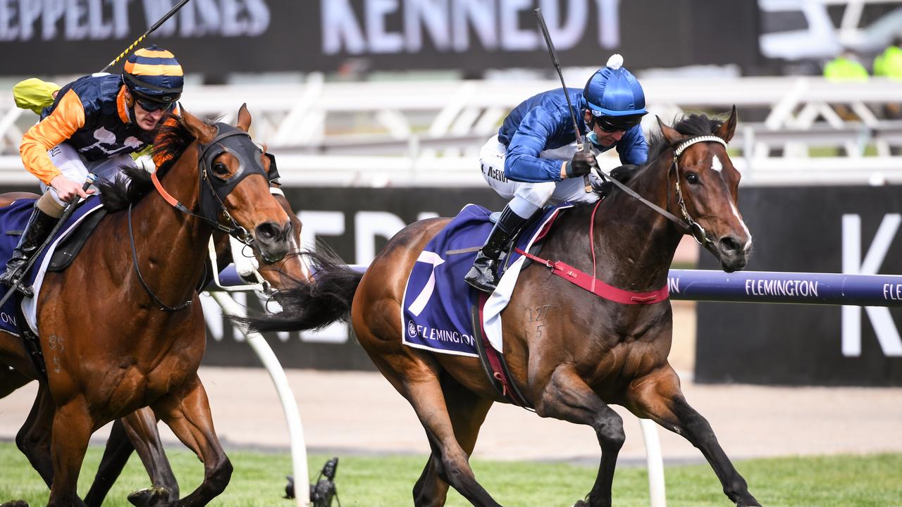 You won’t want to miss a moment of this year’s Melbourne Cup. (Natasha Morello/Racing Photos via Getty Images)