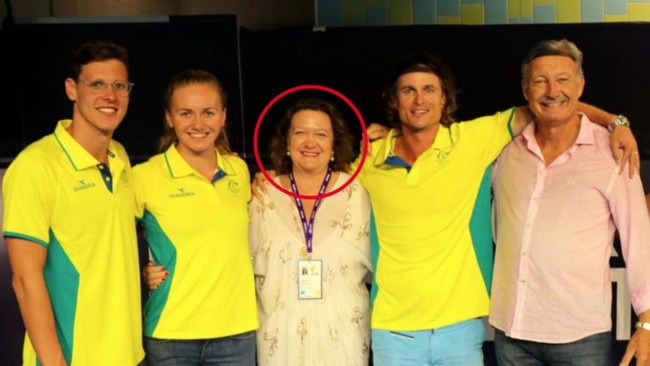 Gina Rinehart is said to have pumped $60 million into Aussie Olympic teams since 2012. Picture: Instagram.