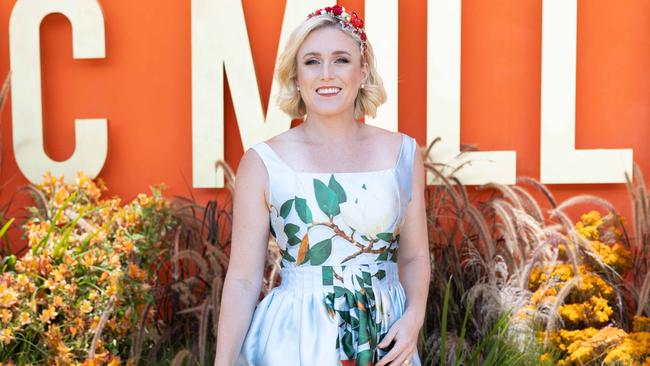 Sally Pearson at the Magic Millions race day. Picture by Luke Marsden.