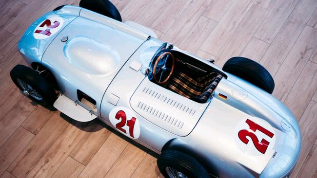 The replica of the 1955 Grand Prix Mercedes-Benz W-196.