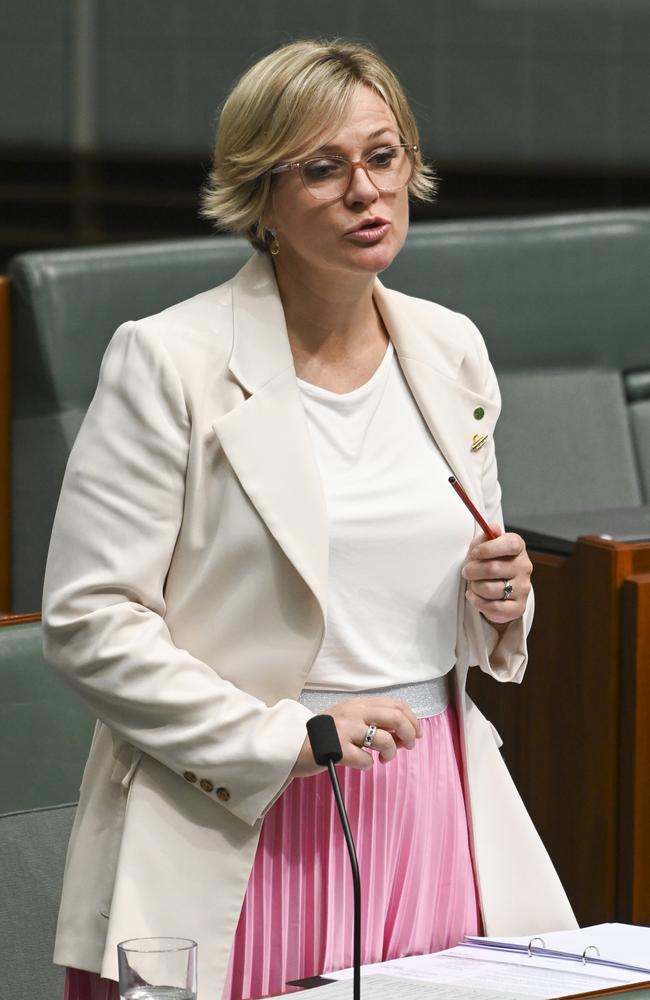 Zali Steggall’s labelling of Dutton a racist was so wrong and stupid. Picture: Martin Ollman