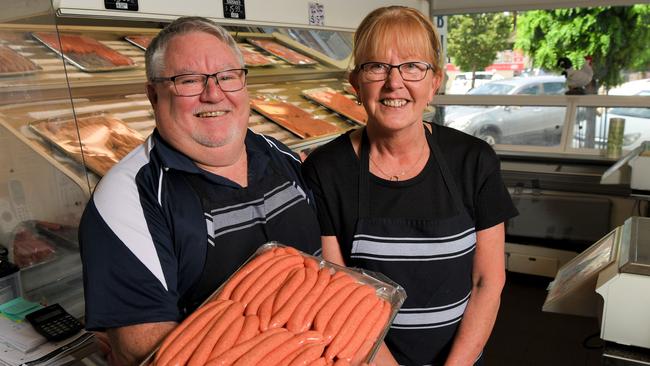 John and Deb of Hamilton’s Quality Meats.