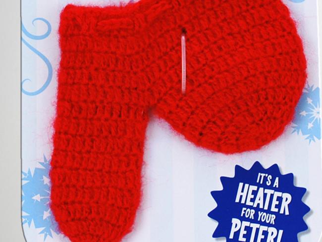 Or for those chilly build up mornings, the Willy Warmer for the special man or men in your life. Picture: SUPPLIED