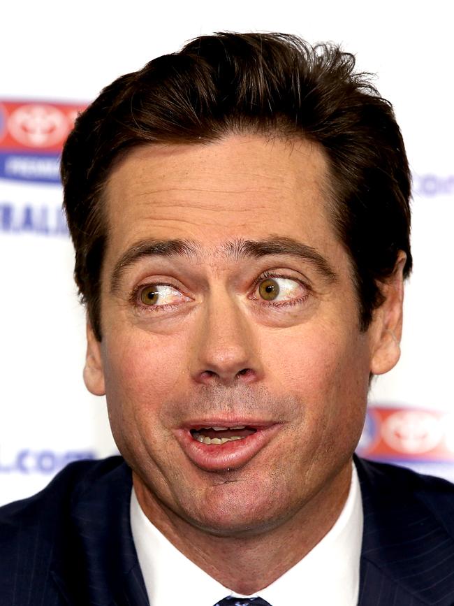 Gillon McLachlan is in his final months as AFL boss.