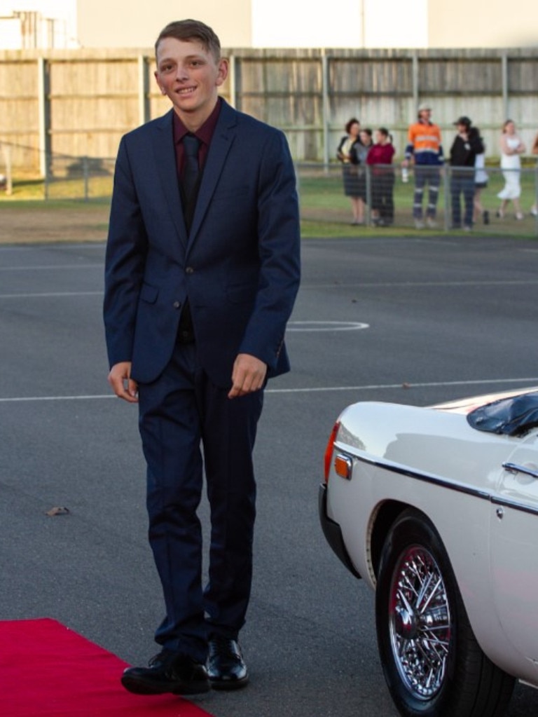 Kyle Stevens at the 2023 Bundaberg State High School Formal.