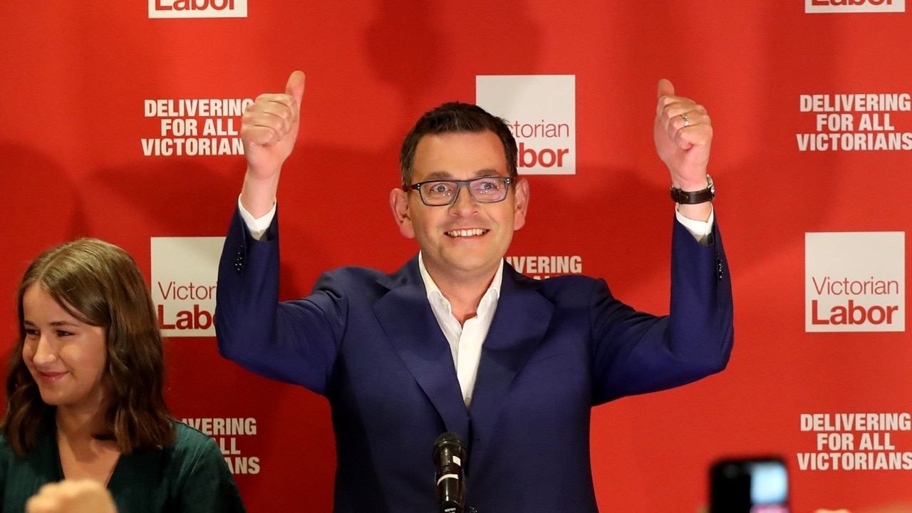 Andrews vows to ‘get back to work’ after thumping election victory