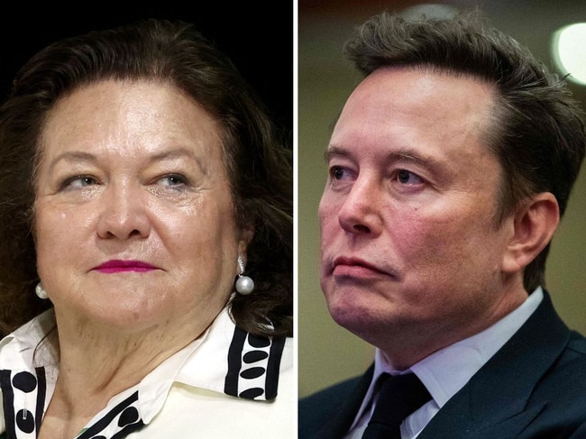 Australia’s wealthiest person Gina Rinehart recently had a private meeting with Elon Musk in Florida at a Donald Trump victory party.