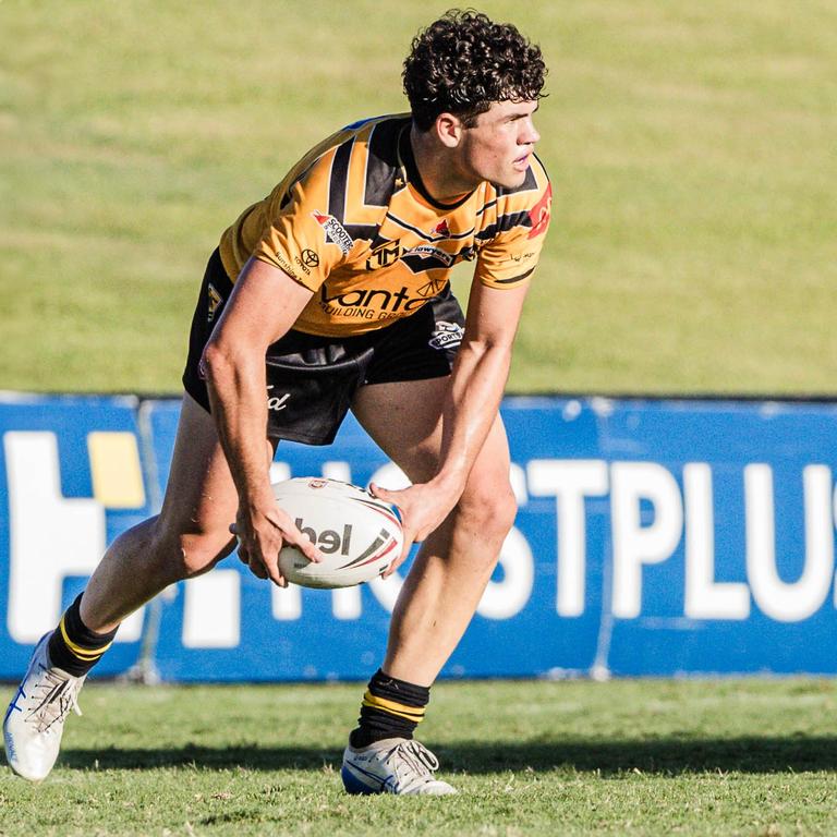Sunshine Coast Falcons Mal Meninga Cup hooker Will Graham in action. Picture: Nicola Anne Photography.