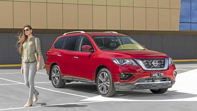 The 2019 model Nissan Pathfinder Ti. Picture: Photography by Mitchell Oke