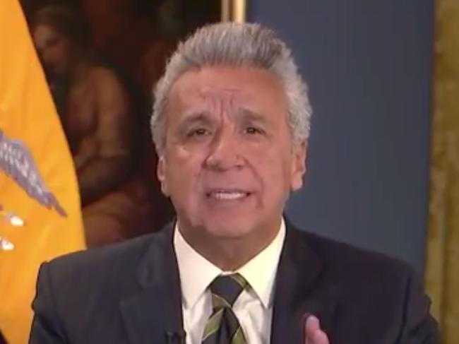 Lenin Moreno gave a scathing statement about Assange. 