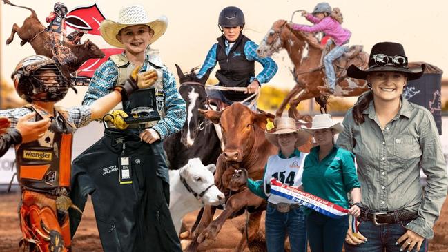 The young cowgirls and cowboys of Wide Bay Burnett.