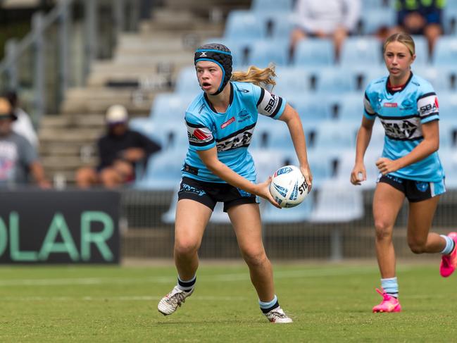 Emily Teplicanec helped the Sharks get on the board in Lisa Fiaola Cup. Picture: Adam Wrightson Photography