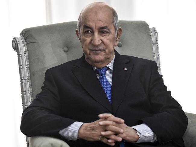 Algerian President Abdelmadjid Tebboune. Picture: AFP