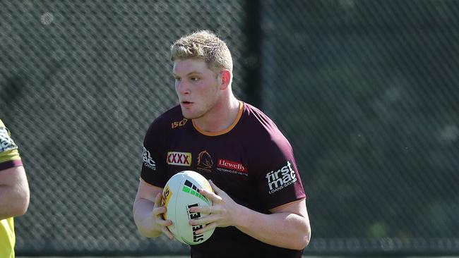 Thomas Flegler lines up for his 18th NRL game tonight. Picture: Peter Wallis