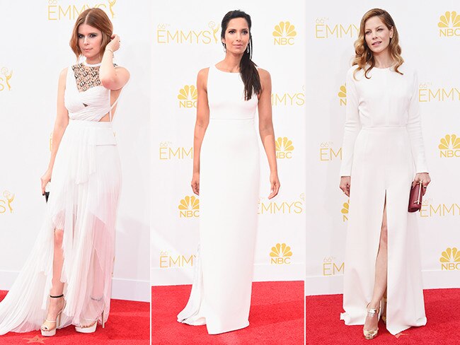 Kate Mara, Padma Lakshmi and Michelle Monaghan. Picture: Getty