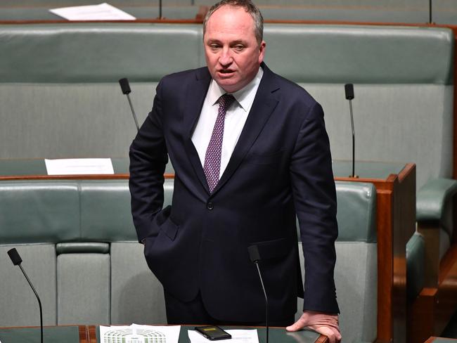 Former deputy prime minister Barnaby Joyce is now a backbencher. Picture: AAP Image/Mick Tsikas