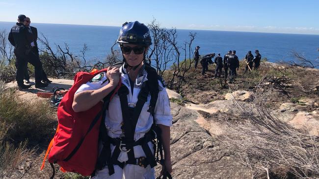 Police have also started a forensic search near Blue Fish Point over the Scott Johnson death. Picture: Jim O'Rourke.