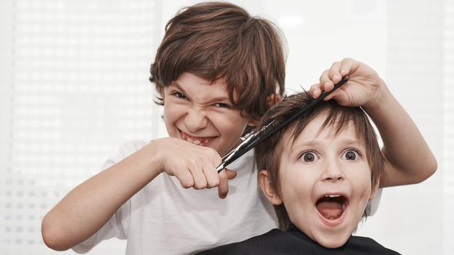 Cutting your own hair at home can be a rite of passage for many kids |  Daily Telegraph