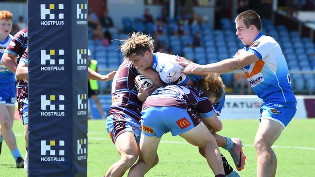 Lachlan Magill as a Connell Pride player - he is now a Meninga Cup leader. Picture Emily Barker.