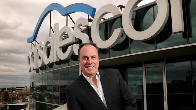 Carsales chief executive Cameron McIntyre at the Melbourne office. Picture: Stuart McEvoy