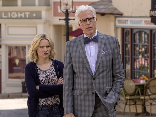 'The Good Place' starring Kristen Bell and Ted Danson. Picture: Netflix