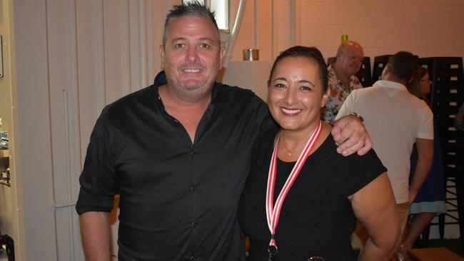 Craig Turner with 4Mk Mackay’s Sandra King at Ballistic Whitsundays' VIP launch. Picture: Kirra Grimes.