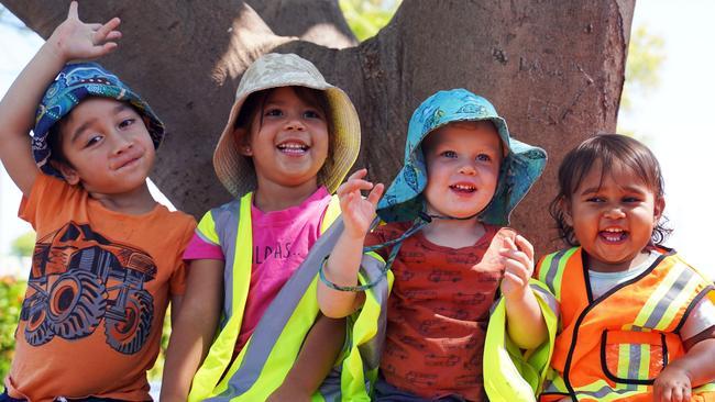 Pupils at Curry Kids Early Learning Centre in Cloncurry. Credit: Supplied.