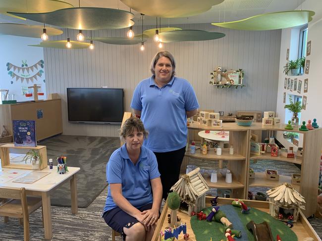 Bundaberg North’s Grow Early Education centre director Rayleen Tramacchi and 2IC Melanie Law. Picture: Rhylea Millar