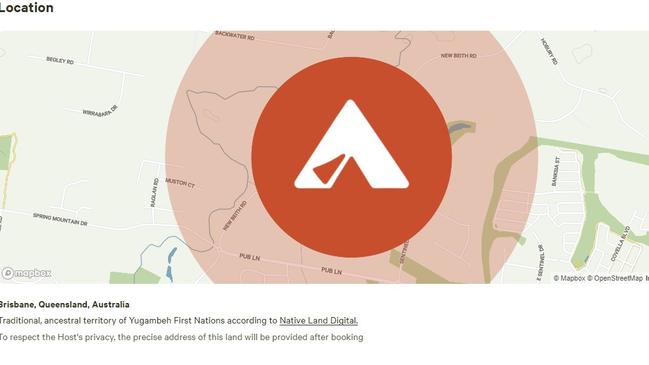 An excerpt from the Hipcamp advertisement for New Beith Rd. Pictures: Hipcamp.com