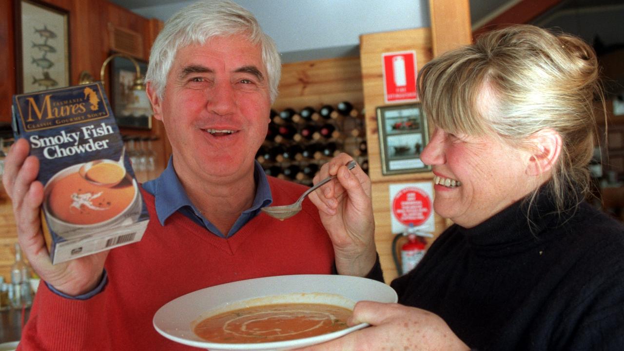 Restaurant Jill and George Mure pictured in 2000. Photo: FILE