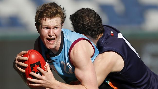 GWS Academy member Tom Green has been likened to Carlton midfielder Patrick Cripps. Picture: Dylan Burns/Getty Images