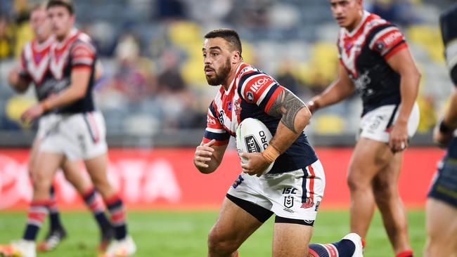 Ikuvalu may have scored five tries against the Cowboys but may not play in Round 10. Picture: NRL Photos.