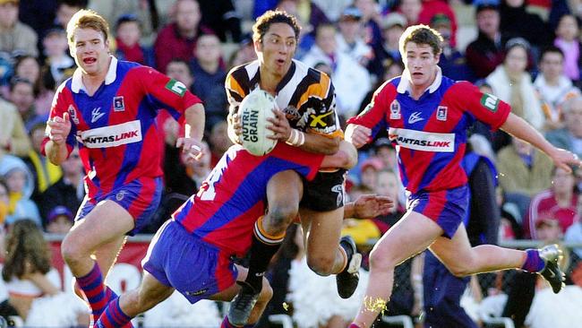 Benji Marshall early on in his career in 2003.