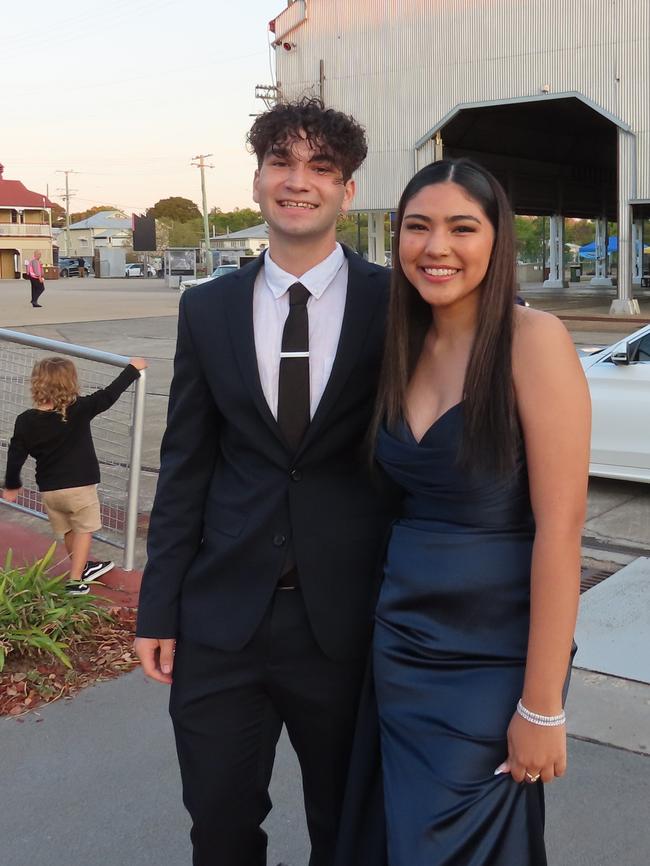 Ckai Dunwell and Sophia at Staines Memorial College formal 2023.