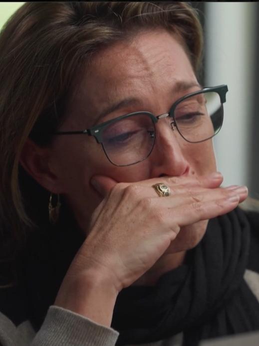 … and breaks down as a family secret is revealed.
