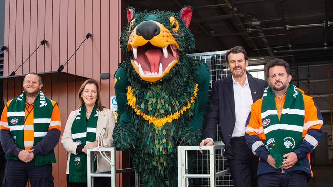 What could the latest chaos in Tasmanian politics mean for Rum’un and the 19th AFL licence? Footy Classified unpacked whether there is a genuine threat to a Macquarie Point stadium. Picture: Linda Higginson