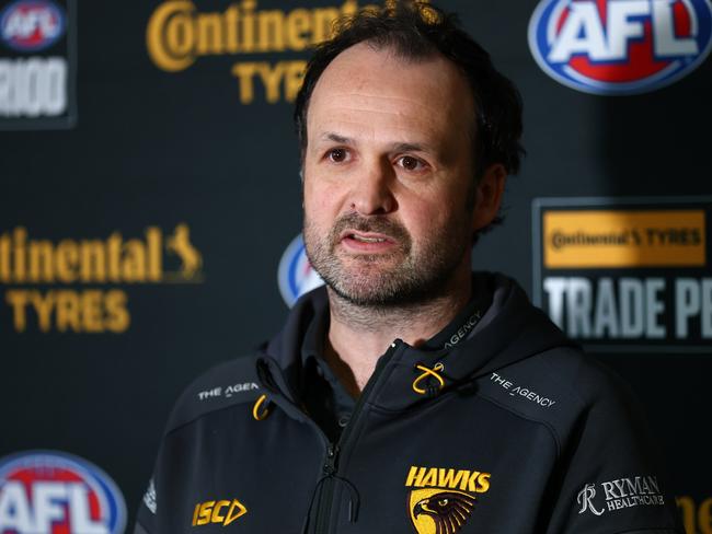 Mark McKenzie put both picks on the table. Picture: Josh Chadwick/AFL Photos