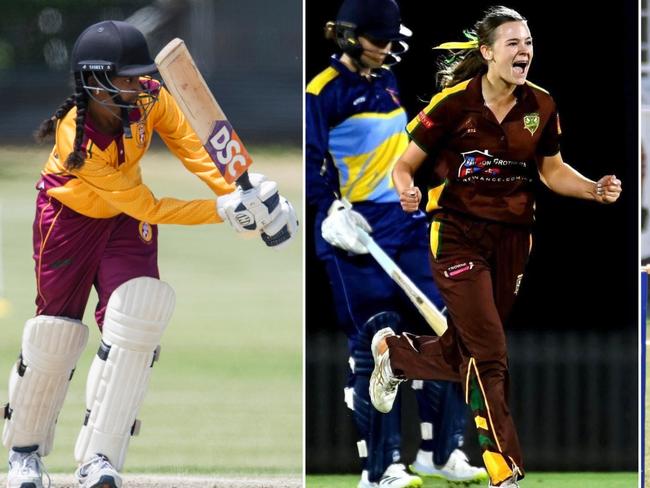 Read on for more on the top junior female cricketers in Queensland.