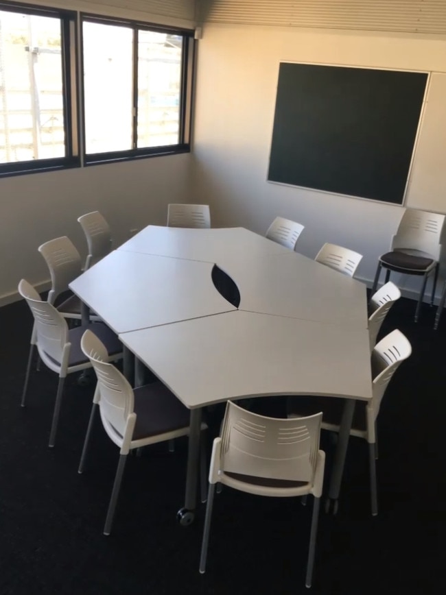 Inside the new classrooms. Picture: Mitcham Girls High