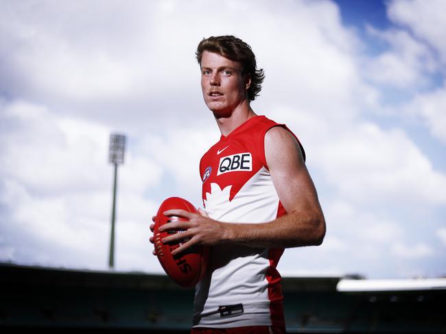 Tom Papley is tipping Nick Blakey (pictured) to be a big part of the Swans’ plans this year. Picture: Sam Ruttyn