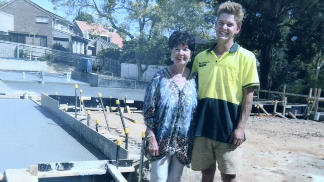 Janice Bateman with her grandson Keegan. Picture: Andrew Henshaw