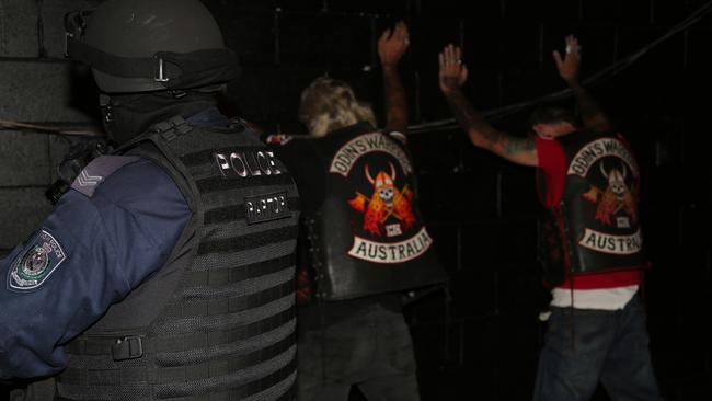 A major 10-day joint police crackdown on outlaw motorcycle gangs operating along the NSW-Queensland border. Picture: Supplied