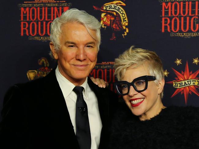 Opening night of Moulin Rouge the Musical at QPAC in Brisbane with Baz Luhrmann and Catherine Martin walking the red carpet . South BrisbaneSaturday 20th May 2023 Picture David Clark