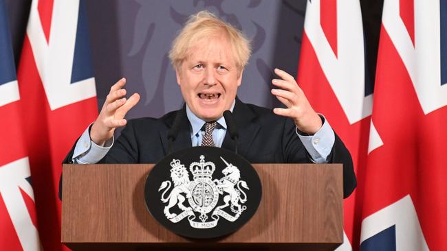 Boris Johnson wants to reassure the EU states that Britain sees Brexit as a resolution, not as a rupture. Picture: AFP