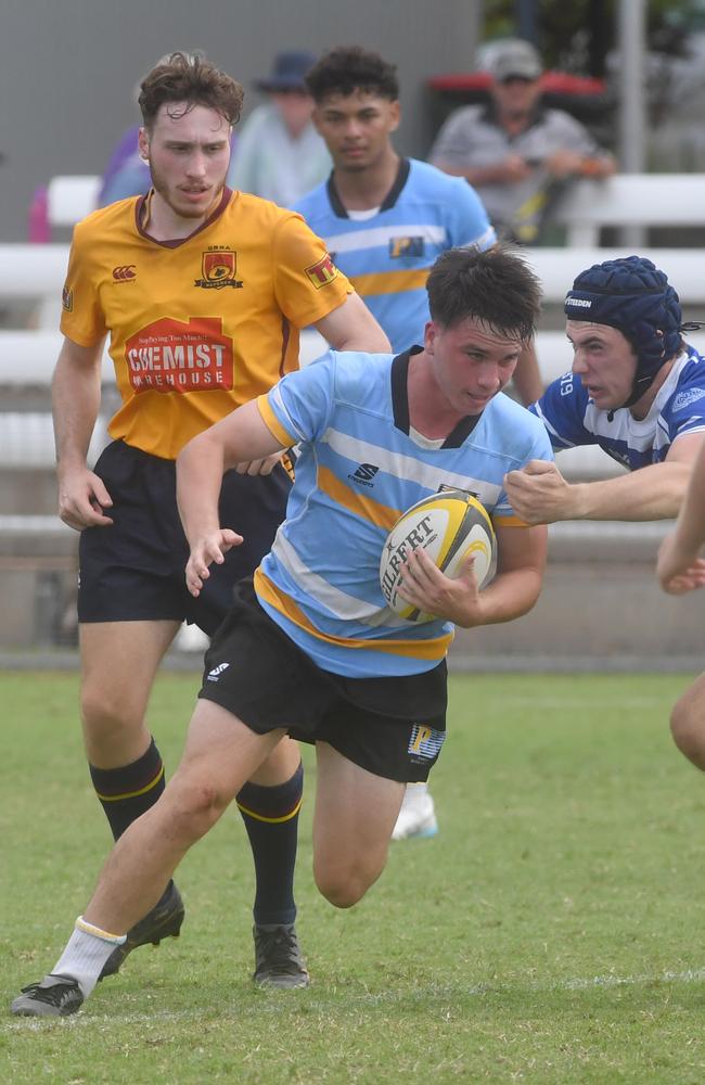 QLD Rugby Union State Championships (17-18 years boys) at the Townsville Sports Precinct. Friday May 23. Northern against Peninsular. Picture: Evan Morgan