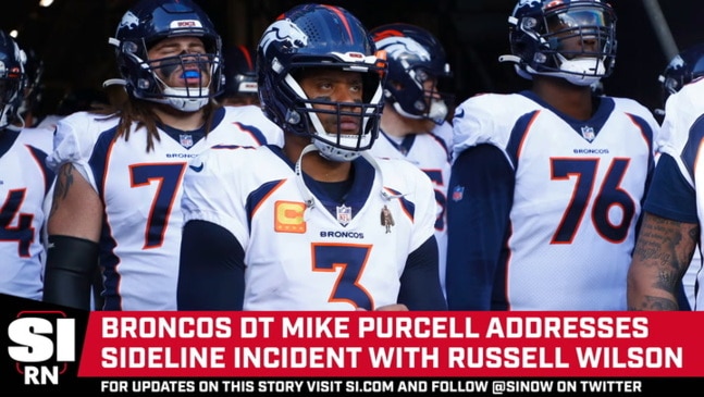 Broncos' Mike Purcell explodes at Russell Wilson during loss