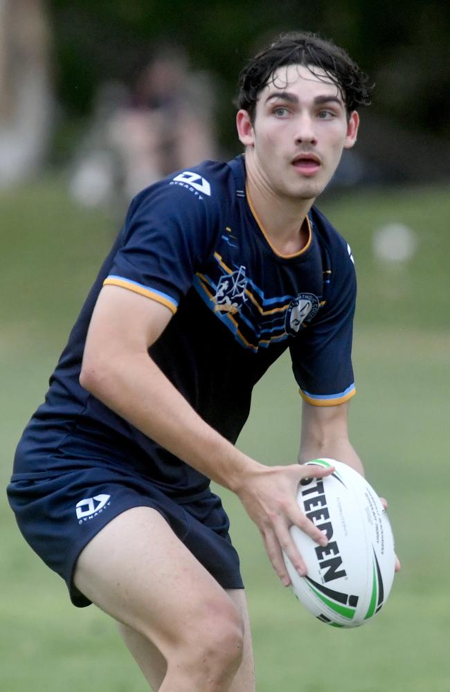 Round 4 of the Townsville Blackhawks Schoolboy Trophy. Ryan Catholic College against Southern Cross Catholic College at Ryan Catholic College. Picture: Evan Morgan