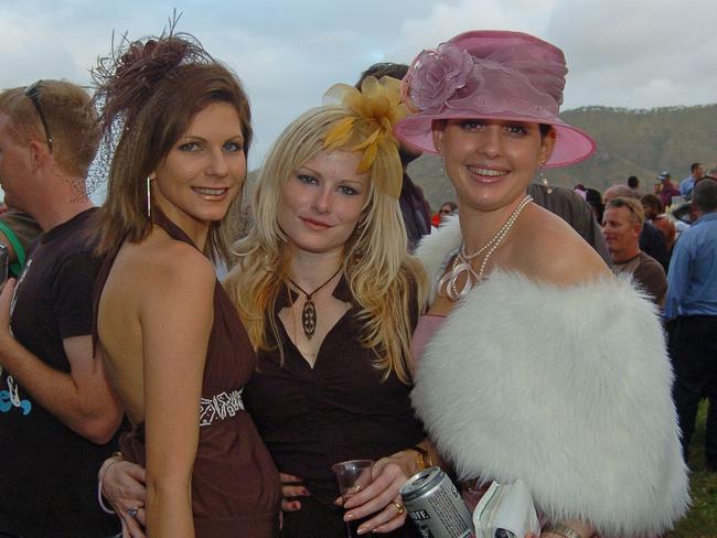 Danica Woods, Katie Spence and Kiera Keogh at Ladies Day Cluden Racecourse Townsville