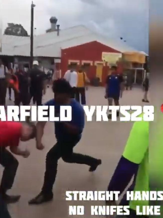 Groups of youths have been involved in rolling rivalries for five years. Image: YouTube